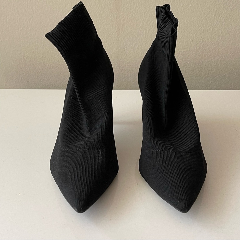 TONY BIANCO Gwen black‎ sock knit booties 6.5 - Picture 5 of 9